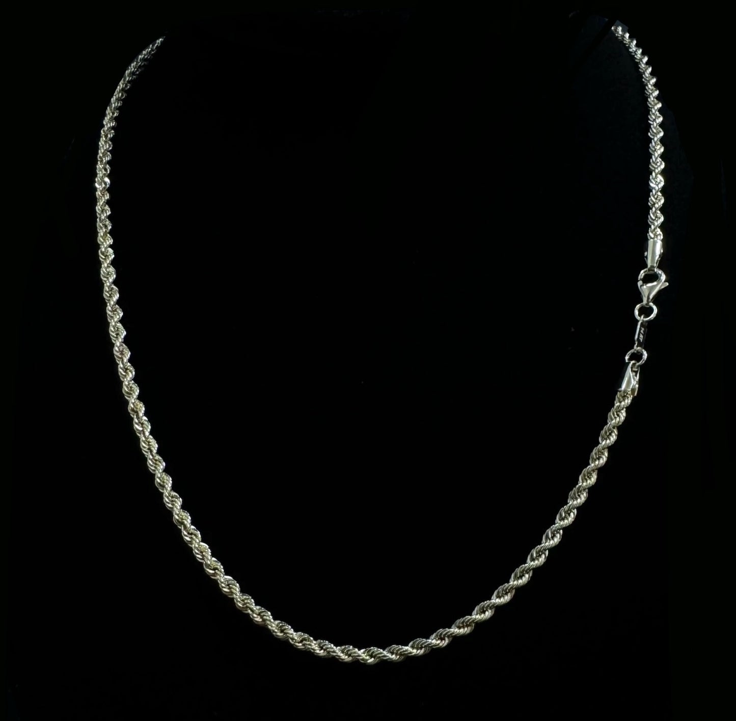 14K Gold Semi-Solid Rope Chain