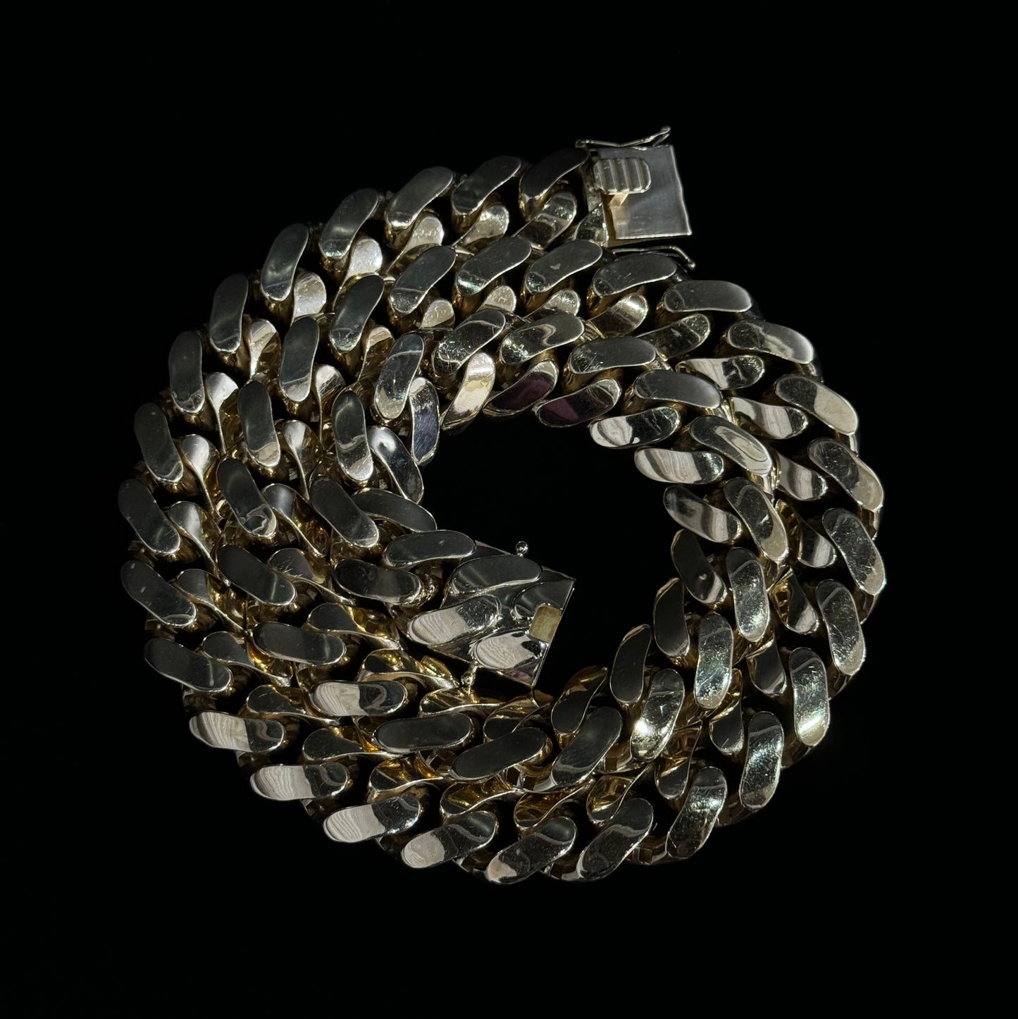 14K Gold Hollow Miami Cuban Link Chain